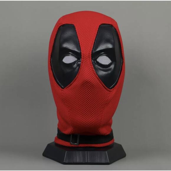 Adult Deadpool Mask from Deadpool & Wolverine Brand New SHIP FROM USA - Picture 2 of 8
